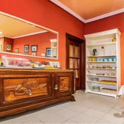 Zona de desayunos del Hotel Familiar Las Solanas de Escalante