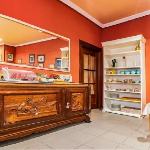 Zona de desayunos del Hotel Familiar Las Solanas de Escalante