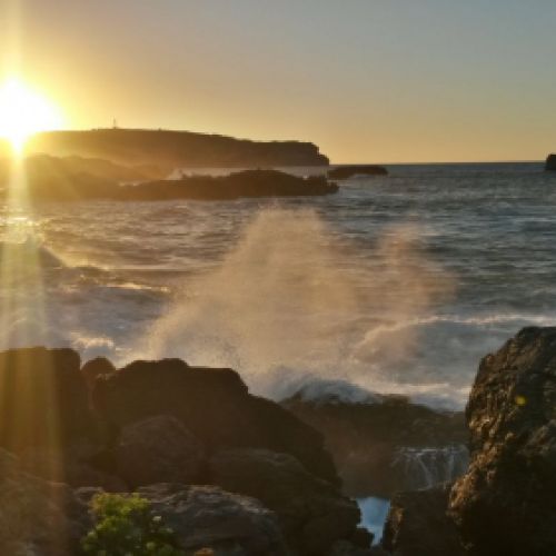 Paseo entre las playas de Noja con vistas al mar