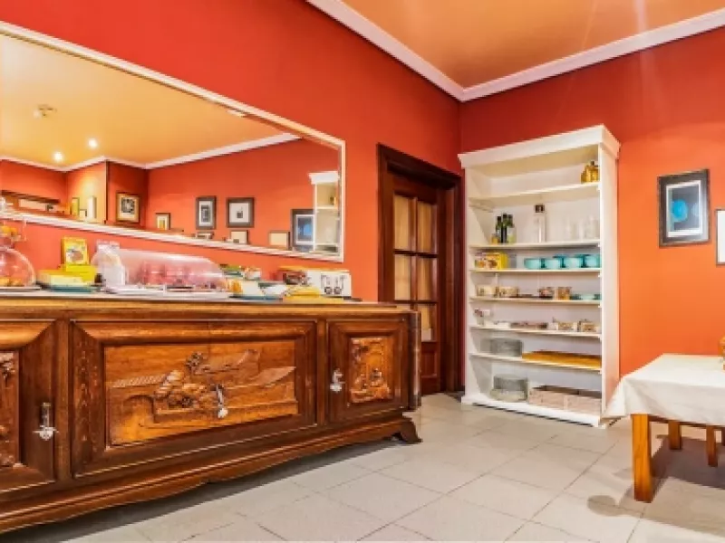 Zona de desayunos del Hotel Familiar Las Solanas de Escalante