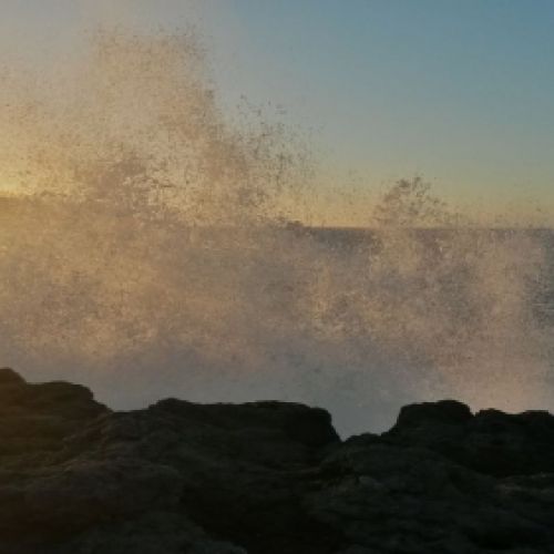 Sendero escénico entre playas de Noja