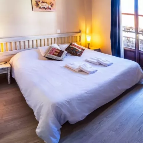 105 habitacion doble twin dos camas balcon hotel rural las solanas escalante cantabria