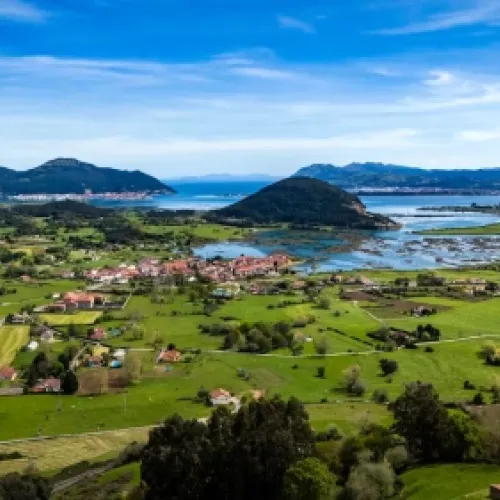 vista panoramica escalante marismas santona montehano cantabria