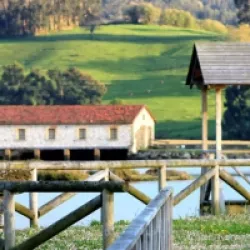 Mirador de las Marismas de Escalante con el Molino de Cerroja al fondo