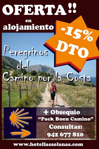 Oferta para peregrinos del Camino del Norte